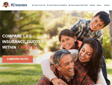 Tablet Screenshot of m2insurance.com